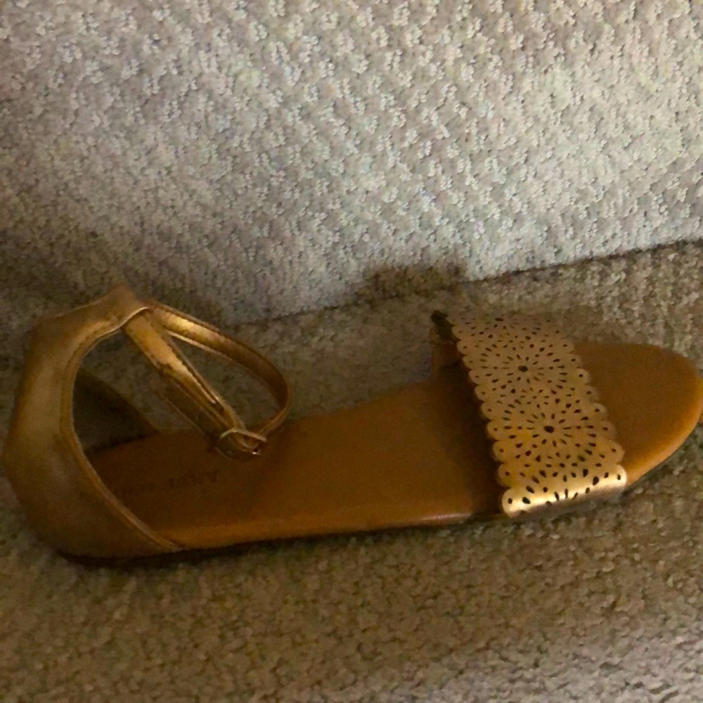 Gold sandals